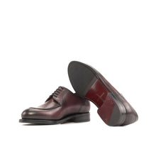 Load image into Gallery viewer, Burgundy Painted Calf Leather Split Toe Derby