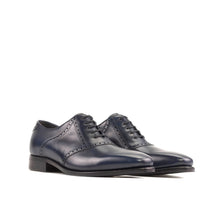 Load image into Gallery viewer, Navy Blue Saddle Shoes