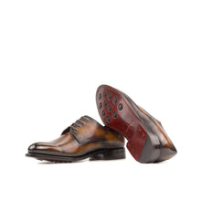Load image into Gallery viewer, Fire Patina Leather Derby Shoes