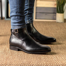 Load image into Gallery viewer, Black Jodhpur Boots