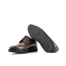 Load image into Gallery viewer, Brown Patina Longwing Blucher Shoes