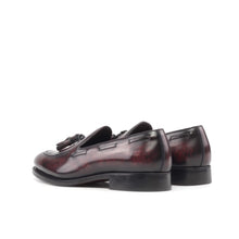 Load image into Gallery viewer, Burgundy Patina Tassel Loafers