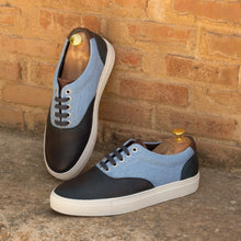 Load image into Gallery viewer, Classic Linen & Leather Top-Sider Trainers