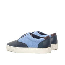 Load image into Gallery viewer, Classic Linen & Leather Top-Sider Trainers