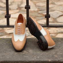 Load image into Gallery viewer, Wingtip Brogue Golf Shoes