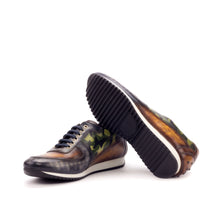 Load image into Gallery viewer, Multi-Patterned Patina Trainer Sneakers