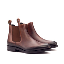 Load image into Gallery viewer, Medium Brown Painted Calf Chelsea Boots