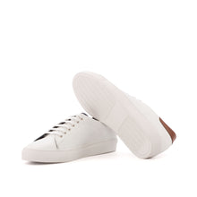 Load image into Gallery viewer, White Nappa Leather Classic Trainers