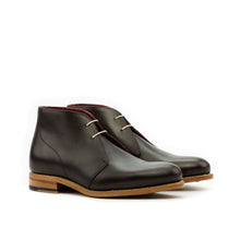 Load image into Gallery viewer, Dark Brown Calf Leather Chukka Boots