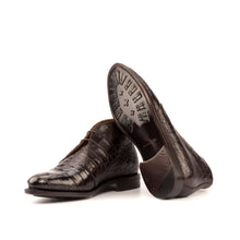 Load image into Gallery viewer, Dark Brown Alligator Chukka Boots