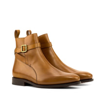 Load image into Gallery viewer, Cognac Calf Leather Jodhpur Boots