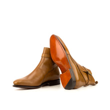 Load image into Gallery viewer, Cognac Calf Leather Jodhpur Boots