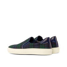 Load image into Gallery viewer, Blackwatch Tartan Slip-On Sneakers