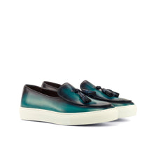 Load image into Gallery viewer, Turquoise Regular Patina Belgian Sneakers