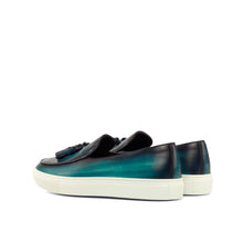 Load image into Gallery viewer, Turquoise Regular Patina Belgian Sneakers