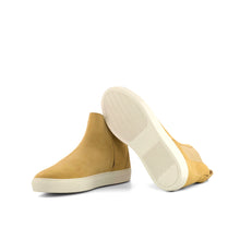 Load image into Gallery viewer, Sand Suede Chelsea Sneaker Boots