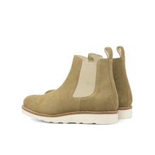 Load image into Gallery viewer, Camel Suede Chelsea Boots