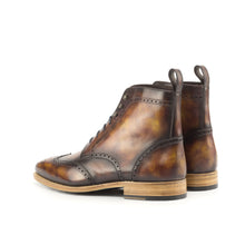 Load image into Gallery viewer, Brown Fire Museum Patina Brogue Boots