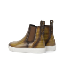 Load image into Gallery viewer, Cognac Regular Patina Chelsea Sneaker Boots