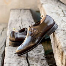 Load image into Gallery viewer, Dark Brown Shell Cordovan Single Monk