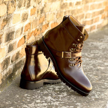 Load image into Gallery viewer, Burgundy Shell Cordovan Hiking Boot