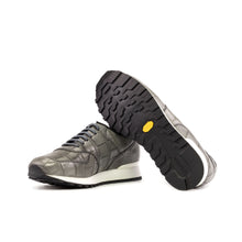 Load image into Gallery viewer, Grey Alligator Jogger sneakers