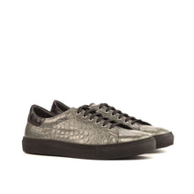 Load image into Gallery viewer, Grey Alligator Classic Trainers