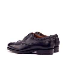 Load image into Gallery viewer, Black Full Grain Leather Longwing Blucher - Longwing Blucher