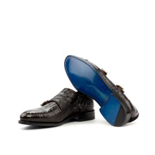 Load image into Gallery viewer, Brown Alligator Double Monk - Double Monk