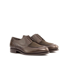 Load image into Gallery viewer, Brown Leather & Suede Split-Toe Derby Shoes - Derby