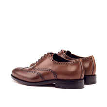 Load image into Gallery viewer, Brown Leather Brogue Shoes - Full Brogue