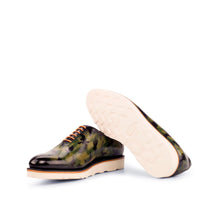 Load image into Gallery viewer, Camouflage Patina Leather Wholecut Shoes - Whole Cut