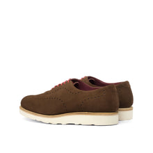 Load image into Gallery viewer, Casual Brown Suede Wholecut Shoes - Whole Cut