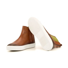 Load image into Gallery viewer, Medium Brown Calf Chelsea Sneaker Boots