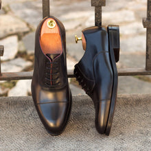 Load image into Gallery viewer, Classic Black Leather Oxford - Oxford