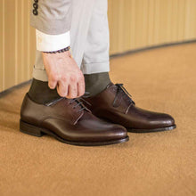 Load image into Gallery viewer, Derby dark brown box calf - fastlane