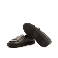 Load image into Gallery viewer, Grey Painted Calf Double-Monk Sneakers