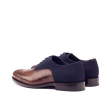 Load image into Gallery viewer, Leather & Flannel Oxford Shoes - Oxford