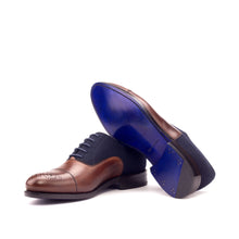 Load image into Gallery viewer, Leather & Flannel Oxford Shoes - Oxford