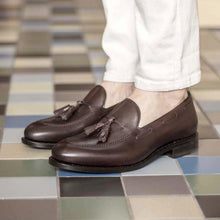Load image into Gallery viewer, Loafer dark brown box calf - fastlane
