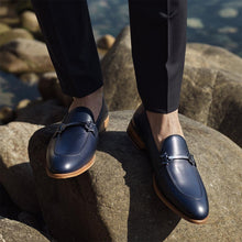 Load image into Gallery viewer, LUSITANO Navy - Loafers