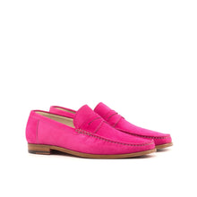 Load image into Gallery viewer, MORGAN MOCCASIN PINK SUEDE - Moccasin Loafers