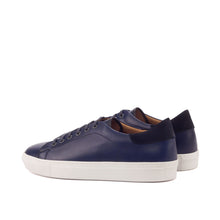 Load image into Gallery viewer, Navy Calf Classic Trainers