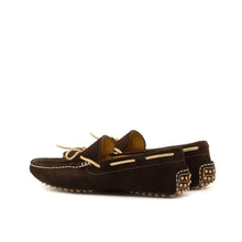 Load image into Gallery viewer, SHIRE DRIVER DARK BROWN SUEDE, CAMEL SUEDE - Driving Loafers