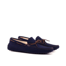 Load image into Gallery viewer, SHIRE DRIVER DARK BROWN SUEDE, NAVY SUEDE - Driving Loafers
