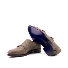 Load image into Gallery viewer, Tweed Double Monk Shoes - Double Monk