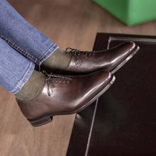 Load image into Gallery viewer, Whole Cut dark brown box calf - fastlane