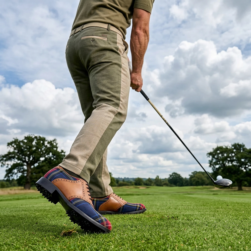 Saddle Golf Shoes