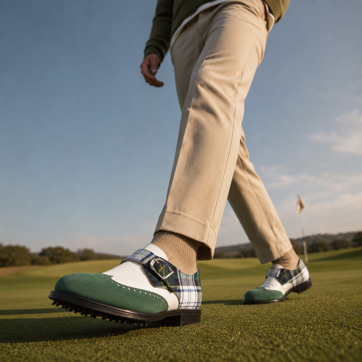 Monk Strap Golf Shoes