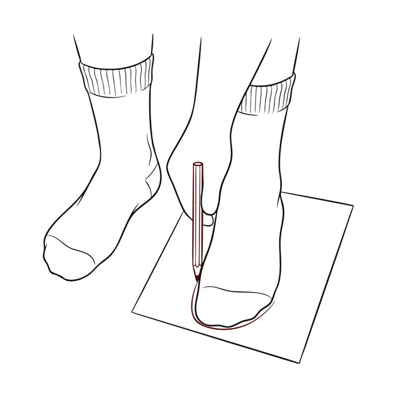 Trace your foot